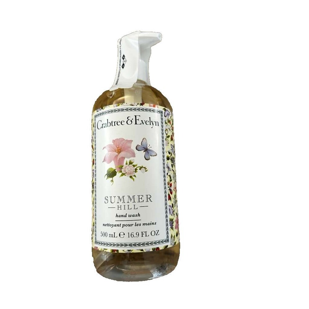 Crabtree & Evelyn Summer Hill Hand Wash Soap 16.9 oz with Pump New